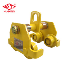 1T to 5T plain manual beam trolley hand pulling trolley hoists parts